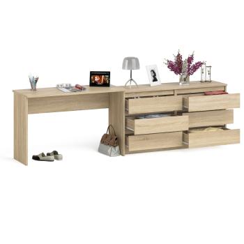 Стол письменный СВК Мори МСП1200.1 + Комод МК1380.6