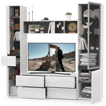 Гостиная Mobi Сидней Комплектация № 23 13.63 + 15.57 + 13.201 + 13.202