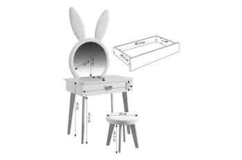 Набор детский Мебельсон Зайка