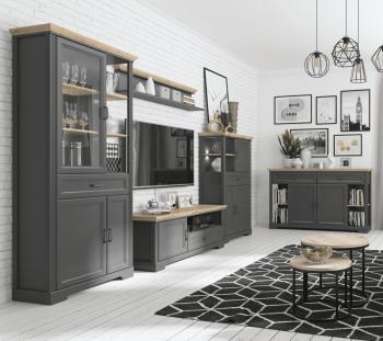 Шкаф БРВ Мебель JASMIN REG3D1S с подсветкой