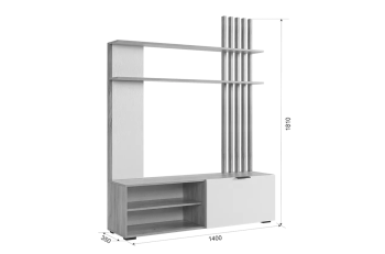 Гостиная (Стенка) Мебельсон Бери