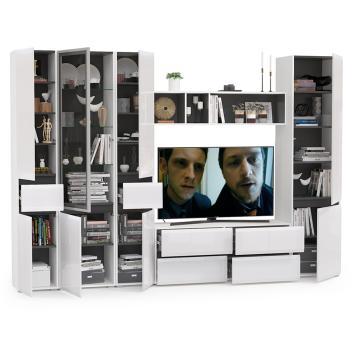 Гостиная Mobi Сидней Комплектация № 29 13.63 + 15.57 + 13.200 + 13.201 + 13.202 2шт