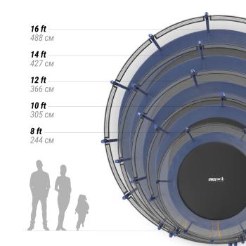Батут Unix Line SUPREME BASIC 14 ft