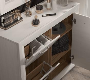 Тумба для обуви БРВ Мебель MALTA B136-BUT1D2B