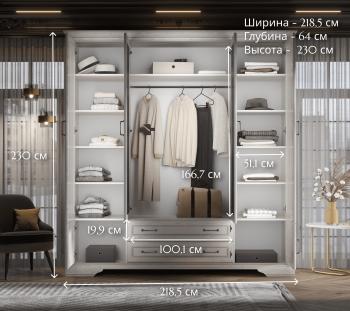 Шкаф БРВ Мебель STYLIUS B169-SZF6D2S