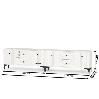 Тумба под ТВ Mobi 16.45 + Тумба под ТВ Валенсия 16.45