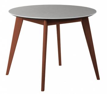 Мрамор Бьянко/Темный орех