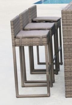 Плетеный барный стул Афина Y390G-W78