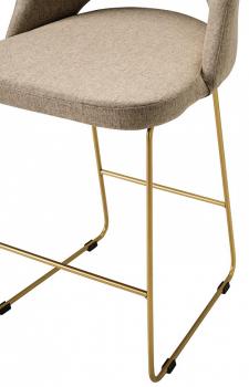 Кресло полубарное R-home Lars Линк Золото