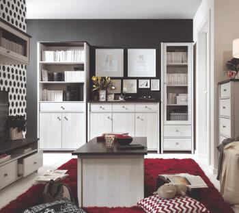 Шкаф комбинированный БРВ Мебель ПОРТО REG2D1S