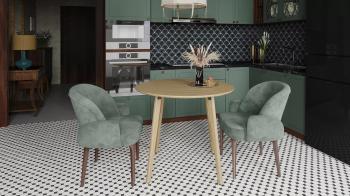 Стол обеденный Морган Дуб янтарный (У)