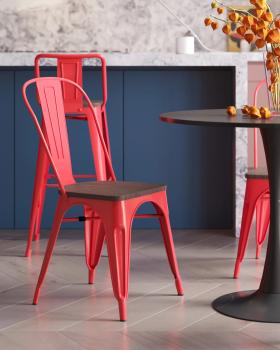 Стул STOOL GROUP TOLIX WOOD