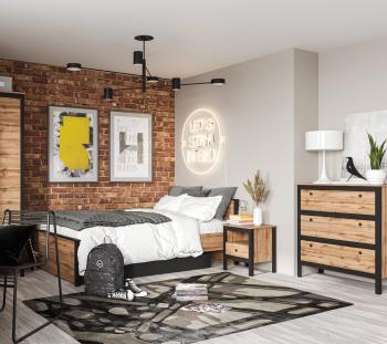 Тумба БРВ Мебель LOFT KOM3S/90