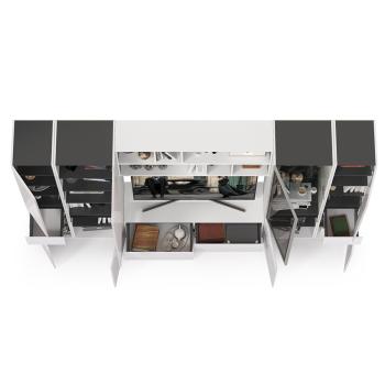 Гостиная Mobi Сидней Комплектация № 36 13.63 + 15.57 2шт + 13.200 + 13.201 + 13.202 2шт