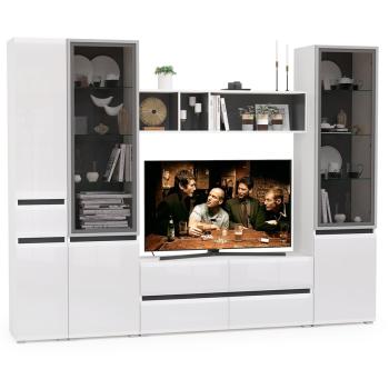 Гостиная Mobi Сидней Комплектация № 26 13.63 + 15.57 + 13.201 2шт + 13.202