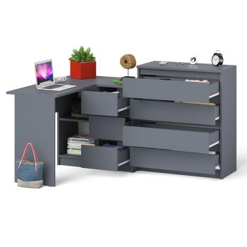 Стол компьютерный СВК Мори МС-16 правый + Комод МК800.4