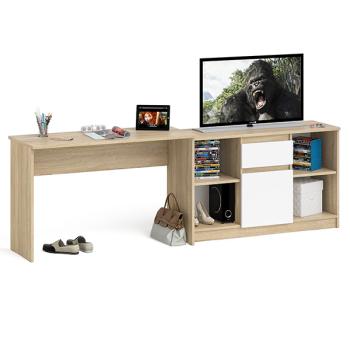 Дуб сонома/белый