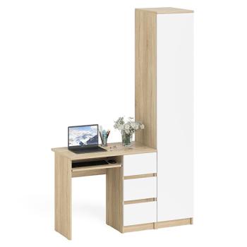 Дуб сонома/белый