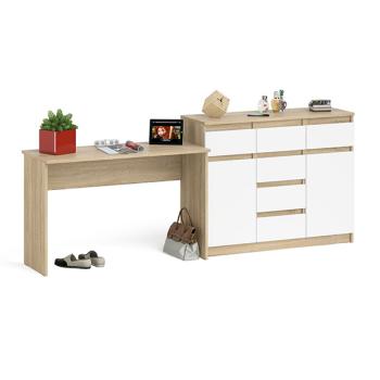 Дуб сонома/белый