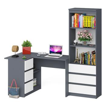 Графит/белый