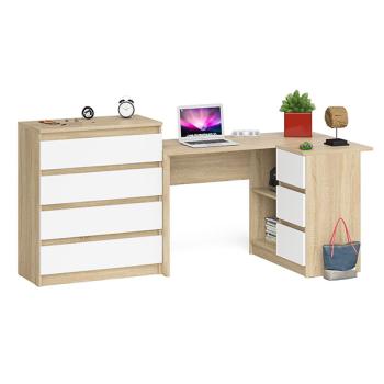 Дуб сонома/белый