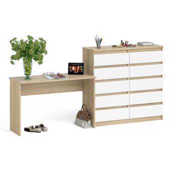 Дуб сонома/белый