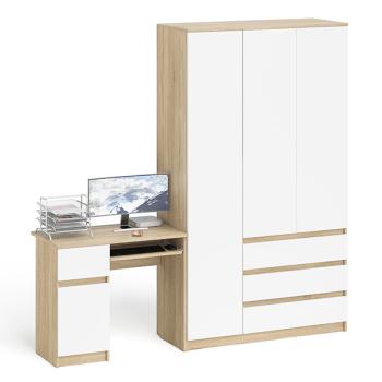 Дуб сонома/белый