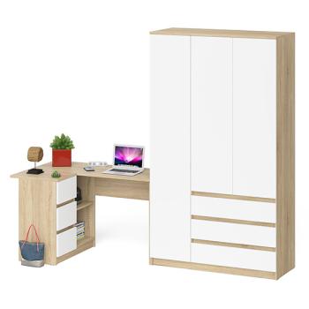 Дуб сонома/белый