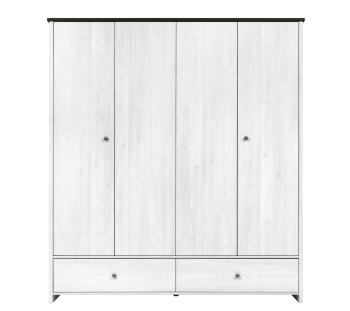 Шкаф платяной БРВ Мебель ПОРТО SZF4D2S