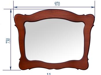 Зеркало Слайн-К №6 Анис (ЗЕ-6)