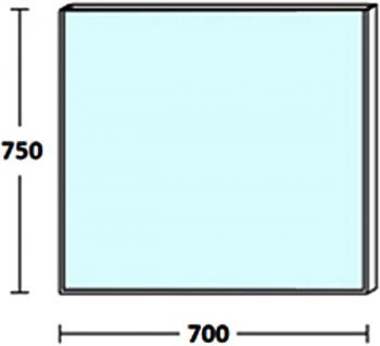 Зеркало De Aqua Сильвер 70