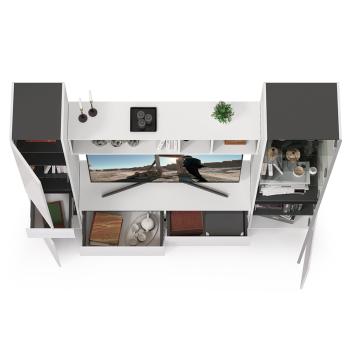 Гостиная Mobi Сидней Комплектация № 23 13.63 + 15.57 + 13.201 + 13.202