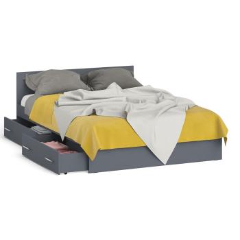 Кровать с ящиками СВК Мори 1400