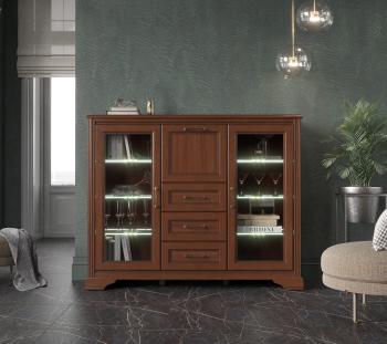 Тумба БРВ Мебель STYLIUS B169-KOM2W1B3S