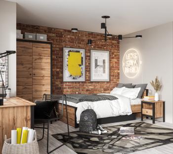 Кровать БРВ Мебель LOFT LOZ120х200