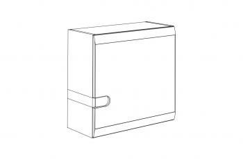 Шкаф навесной Анрэкс 1D / TYP 65 LINATE